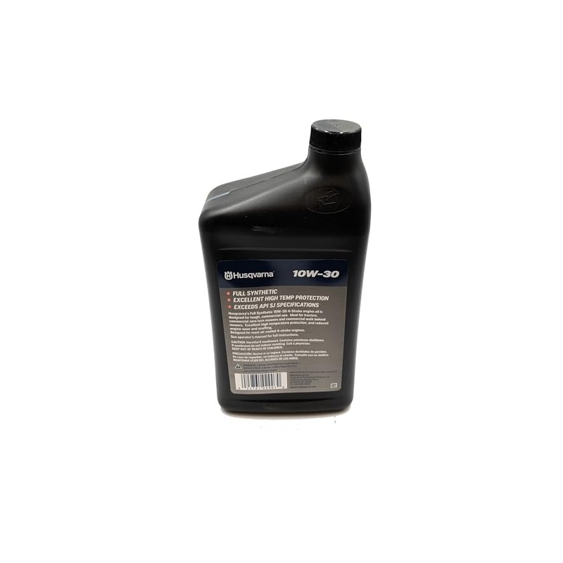 Husqvarna SAE 10W-30 Full Synthetic 4-Stroke Engine Oil Quart 593153501