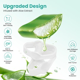 Welnove 12 Pack Gel Bunion Corrector with Aloe Extract Toe Separators for Bunion Correction and Restore Original Shape of Toe for Women and Men