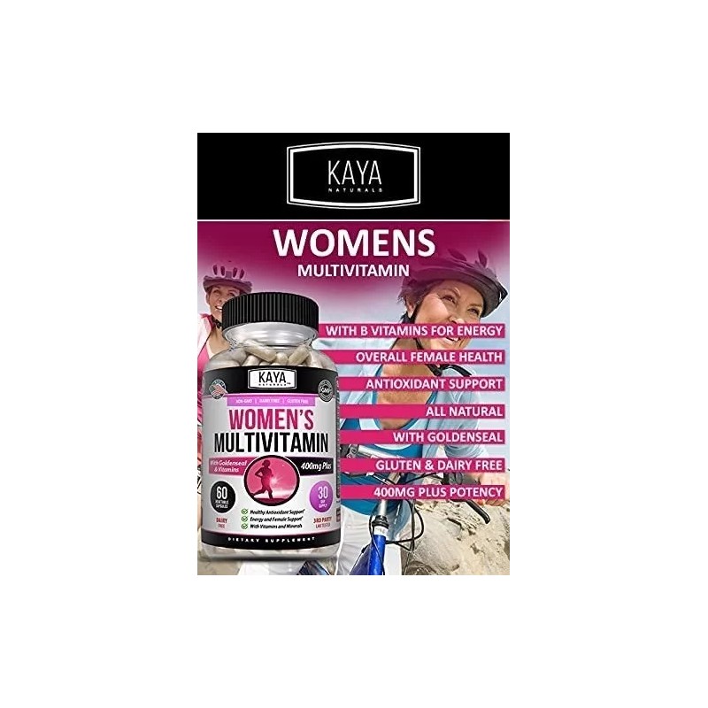 kaya Multivitamínico Para Mujer Kaya 60 Capsulas Hecho En Usa