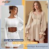 SUOSDEY Women's Corset Belt, Wide Waist Belt for Dress, Cosplay,