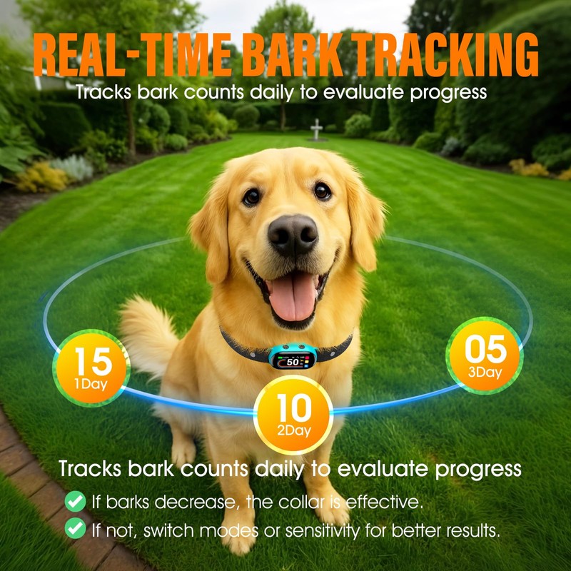 SKBAK Smart Dog Bark Collar, for Small Medium Large Dogs