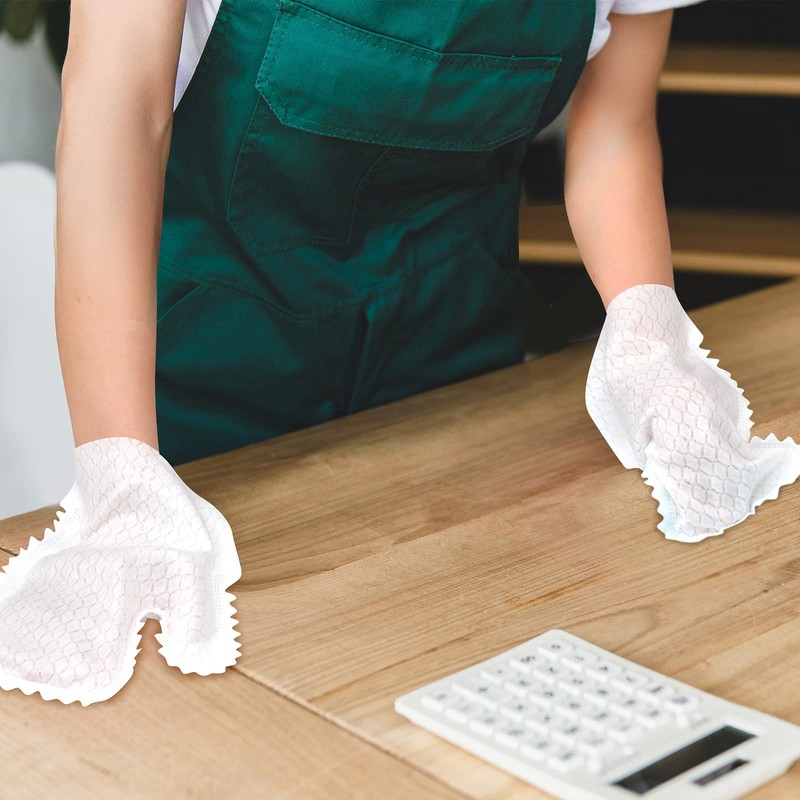 40 Pieces Microfiber Dusting Cloths Gloves, Dust Wipes, Feather Dusters,