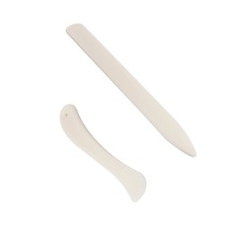 2PCS Bone Folder Bone Paper Creaser Scoring Board Tool for Making Card Bookbinding Paper Crafts Leather Crafts