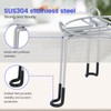 BOKKRALL Stainless Steel Detachable Stand 9'' Diameter 6'' Tall Fit