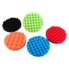 7Pcs 7" Sponge Polishing Waxing Buffing Pads Kit Compound Car