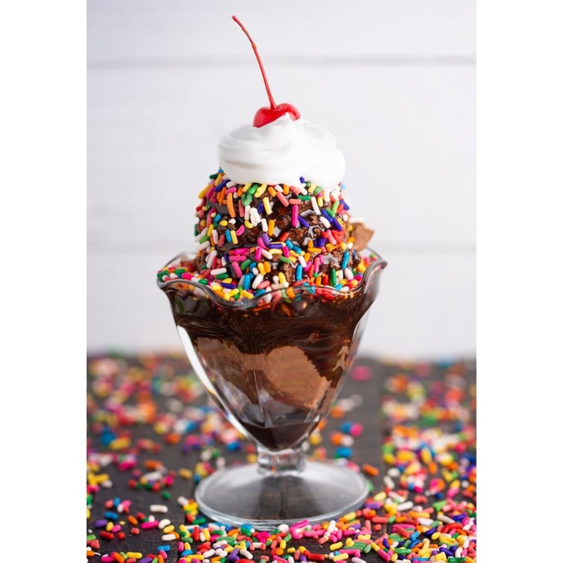 Rainbow Sprinkles - 1.6 Pounds - Ice Cream Sundae Toppings