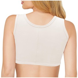 Alessandra B Adaptive Bra with Easy-On Velcro Closure - Arthritis, Post Surgery, Leisure, Sleep, Breastfeeding Bra -White