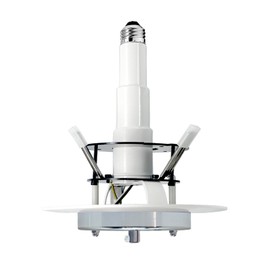 Jolux 5/6" Recessed Can Light Conversion Kit to Pendant,Instant Convert Recessed Light to Pendant Light,Ideal for Kitchen,Bedroom,Livingroom,Island,Chrome-1 Pack