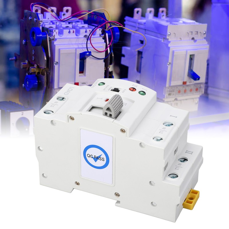 Dual Power Automatic Transfer Switch 2P 63A Millisecond Switching Power