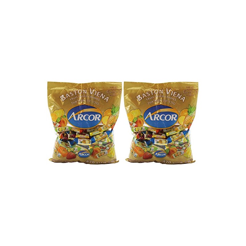 Arcor Vienna Fruit Filled Kosher Candy, 2 pack - 470
