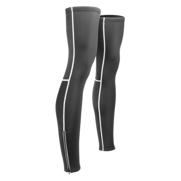Aero Tech Designs Pro Thermal Fleece Leg Warmers - Reflective Zippers (X-Large)