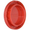 Fotodiox Red Designer Body Cap Compatible with Nikon F-Mount Cameras