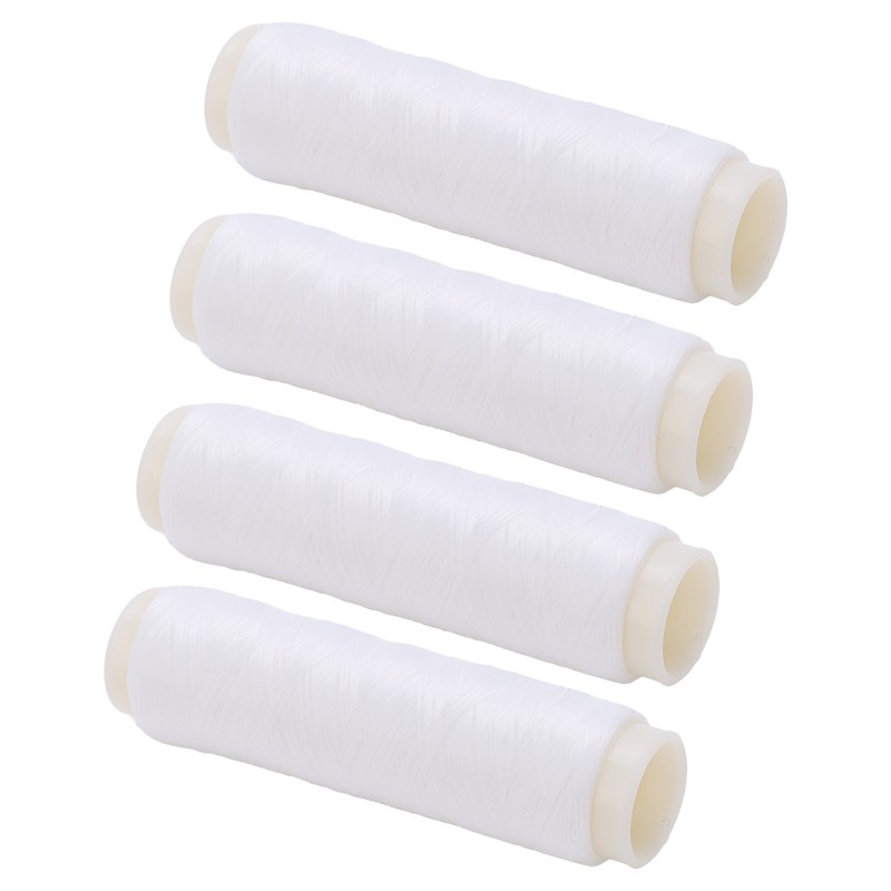 4pcs 100/200m Invisible Nylon Fishing Rubber Band Line High Elastic