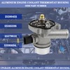 YzusGomumu Upgrade Aluminium Engine Coolant Thermostat Housing Assembly Compatible with