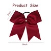 chiduerm 16Pcs Cheerleading Bows 8 Inch Large Cheer Hair Bows
