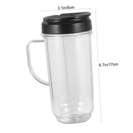 jojofuny Large 22oz Shaker Cup Nutrient- Mixer Replacement Container Handle Accessories - for Extracted Nutrition