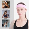 7 Stück sport stirnband damen, Elastische Haarbänder Stirnbänder für Frauen