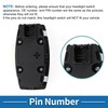 X AUTOHAUX No.CV6Z11654L/HLS1575/1S13820/SW6865 Headlight Switch for Ford Escape 2013-2016 Headlamp