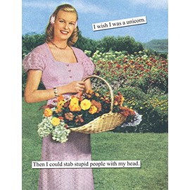 Anne Taintor Birthday Card - Unicorn