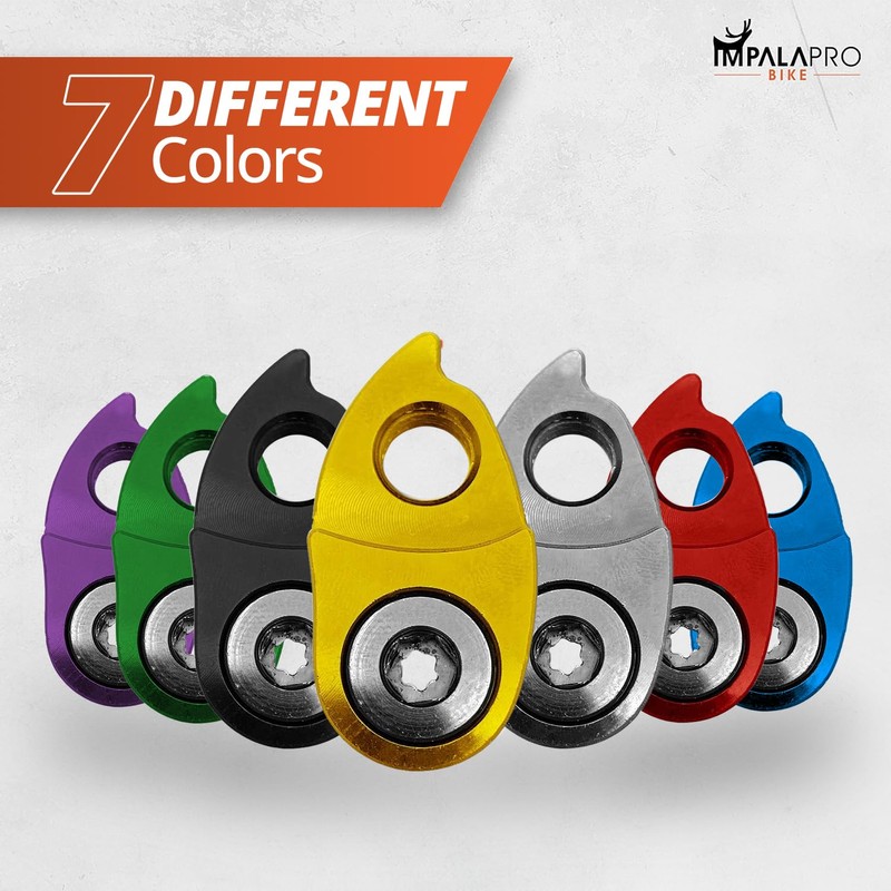 IMPALAPRO Rear Derailleur Hanger Extender Aluminum CNC 7075 Anodized 13g