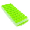 Meadow Lane Ice Stick/Cube Tray, Green 1-Tray (1-Pack, Green), Narrow
