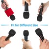 Disposable Microphone Covers, 40pcs Non-woven Windscreen with Elastic Band, Microphone