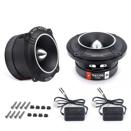 Recoil TW380 Bullet Super Tweeters 1.5 inch Kapton Voice Coil 4 Ohms, 360W Pair