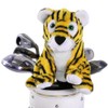 Wooden Golf Headcover Fluffy Tiger for #1 Driver