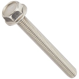 Kitaco 0900-062-03009 Flanged Hex Bolts, Stainless Steel, M6 x 50/P1.0, 2 Pieces