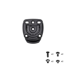 Tek-Mount Mini Receiver - Mini Quick Connect Mounting System for Mag Pouches, Tourniquet Pouches and Tactical Duty Gear (Tek-Mount Mini Receiver with Attachment Hardware - No Attachment)