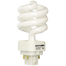 Satco S4438 Transitional Light Bulb in White Finish, 3.75 inches
