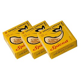 Portuguese Smoked Spiced Sardine Pate | B Vitamins, Omega-3 | Tinned Seafood by Ati Manel | 3 x 75g Cans