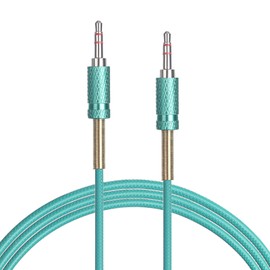 ENUODA Aux Cable for Car 3.5mm Male to Male Auxiliary Audio Stereo Jack Aux Cord for Headphones, 3FT, Green
