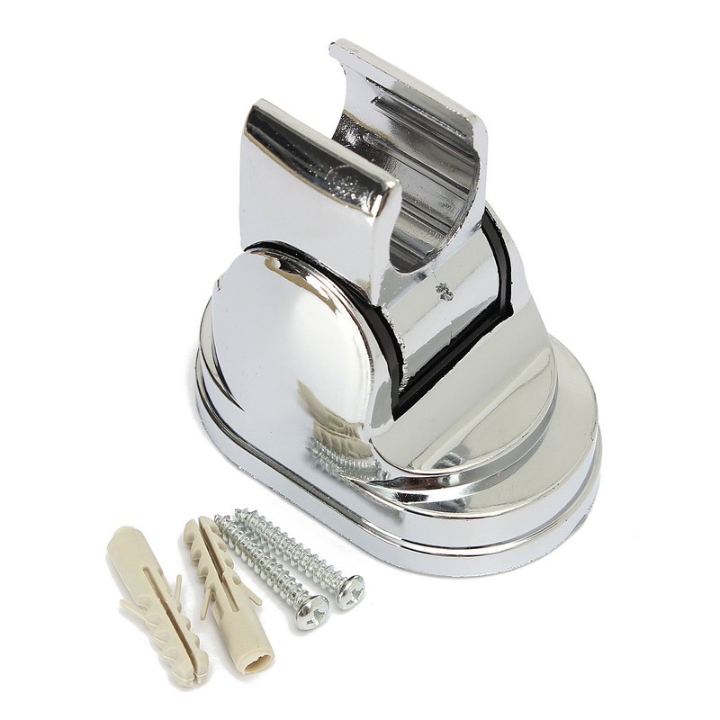 Adjustable Bathroom Shower Head Bracket Wall Mount Mounted Holder ABS