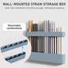 ABLY Straw Holder, reusable straw storage rack, suitable for kitchen