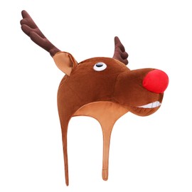 Christmas Hat Funny Headwear Novelty Christmas Reindeer Hat Women Girls Decoration Hat Funny Stylish Christmas Hat Thick Cute Party Hat for Adults Teenagers Birthday Christmas