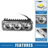 A ABSOPRO Car LED Daytime Running Light Bar 3.4Inch Bumper