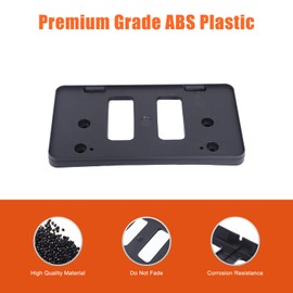 Front Bumper License Plate Frame Bracket ABS Tag Holder Compatible with Toyota Sienna 2021-2023 Replacement for 7511108060