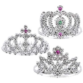 Rhode Island Novelty 2 Inch Mini Tiara Hair Comb, 1 Dozen