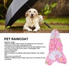 Pet Reflective Raincoat Legs Covered Cute Waterproof Skin Friendly Dog