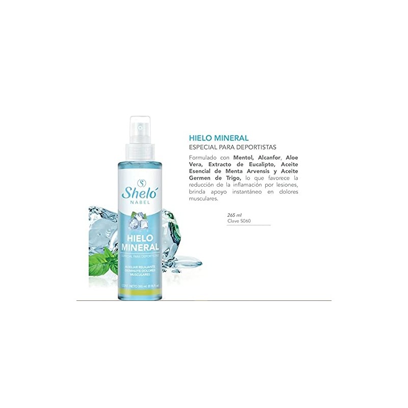 Kit 2 Hielo Mineral 265ml Relajante Varices Golpes