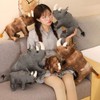 Cute Rhino Plush Toy Soft Plush Animal Doll Kids Toy