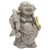 Buddha Statue Resin Mini 8cm Maitreya Laughing Buddha Figurine for