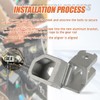 JAMHER Metal 83244 Shift Indicator Cable Bracket Compatible with F150-F550