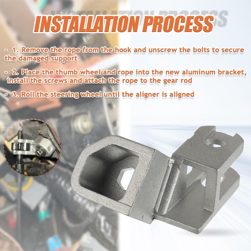 JAMHER Metal 83244 Shift Indicator Cable Bracket Compatible with F150-F550