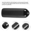400Pcs Rubber End Caps 4mm ID PVC Round Tube Bolt