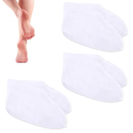 3 Paar Feuchtigkeitsspendende Gelsocken Fußpflege-Socken Spa Moisturizing Trockene harte rissige Haut Heel Sleeves Baumwollfeuchtigkeits kosmetische Reparatur Hautpflege Zum Erweichen