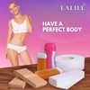LALILL Fleece on 1 Roll for Wax – WAX, White,
