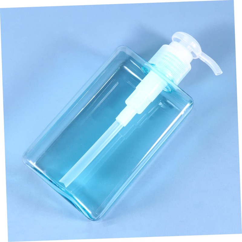 BIUDECO 2pcs Petg Pump Bottles for Essential Oils Portable Refillable