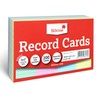 Silvine 5x3" Multi-coloured Record Cards - Lined with headline, 100